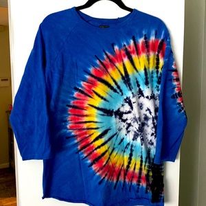 Obey Tie dye long sleeve mens shirt